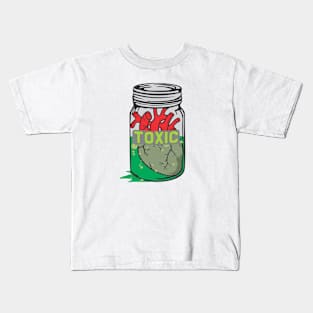 Toxic heart in jar Kids T-Shirt